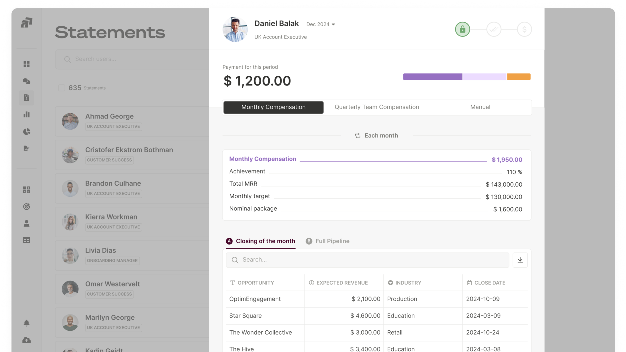 Qobra's Reps Statement